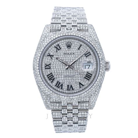 diamond silver rolex|rolex watch diamond bezel prices.